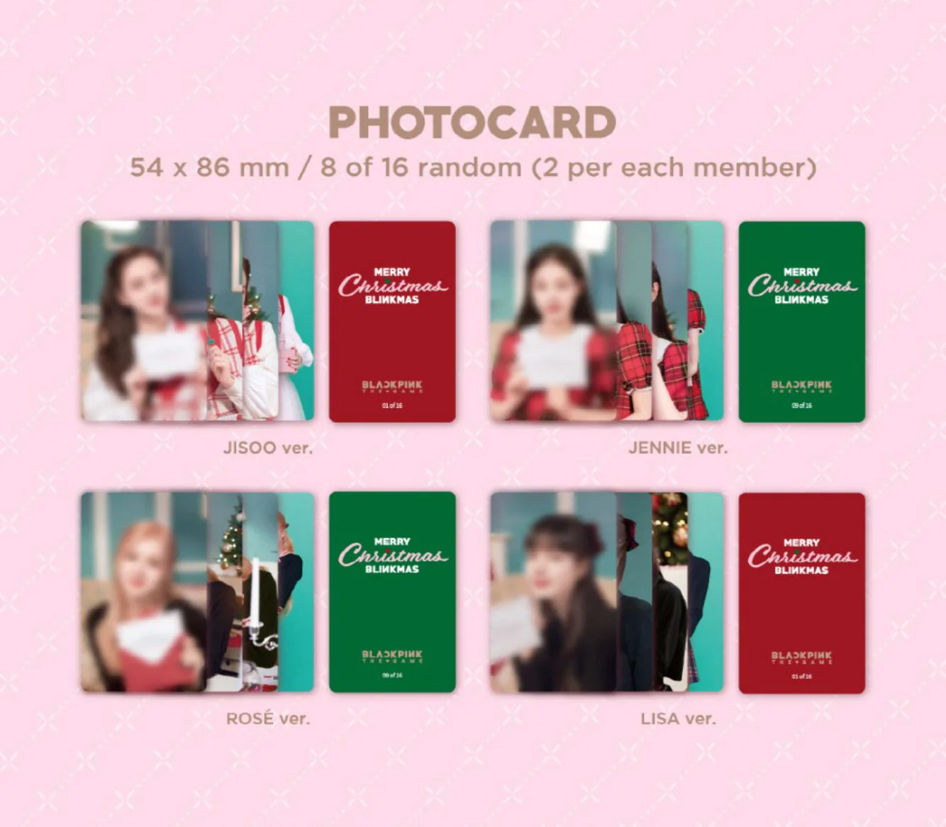 BLACKPINK - THE GAME COUPON CARD COLLECTION (2024 BLACKPINK CHRISTMAS) - Image 4