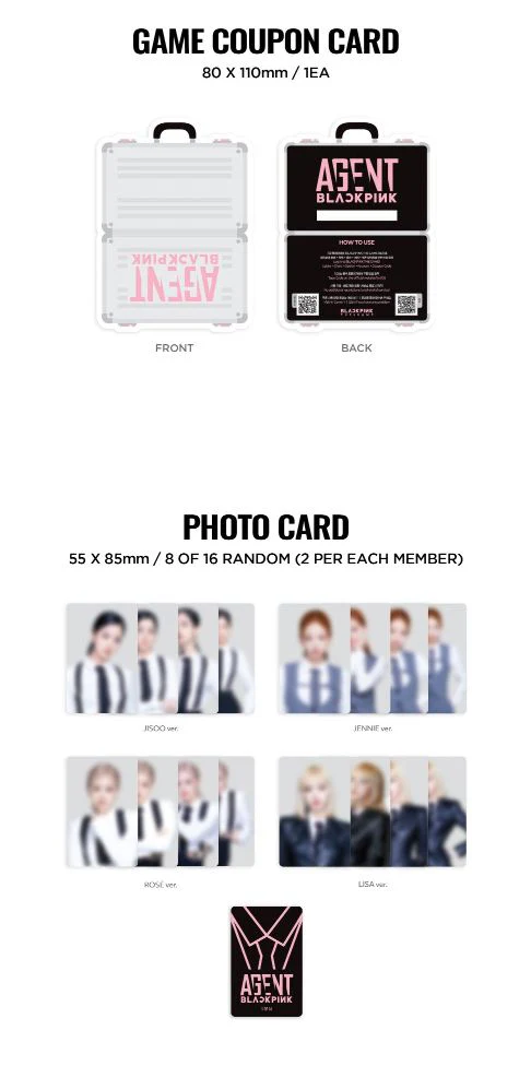 BLACKPINK - THE GAME COUPON CARD COLLECTION (AGENT BLACKPINK) - Image 3