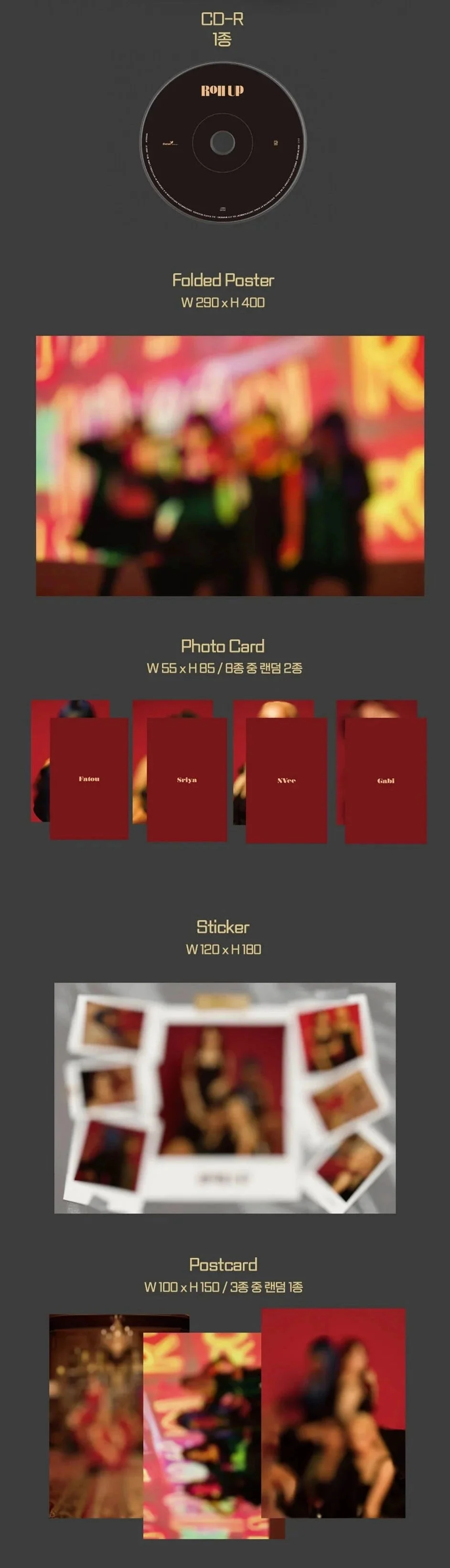 BLACKSWAN - ROLL UP (1ST EP ALBUM) PHOTOBOOK VER. - Image 3