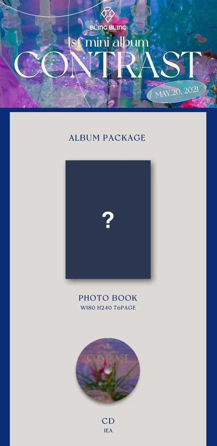 BLING BLING - 1st Mini Album [Contrast] - Image 2