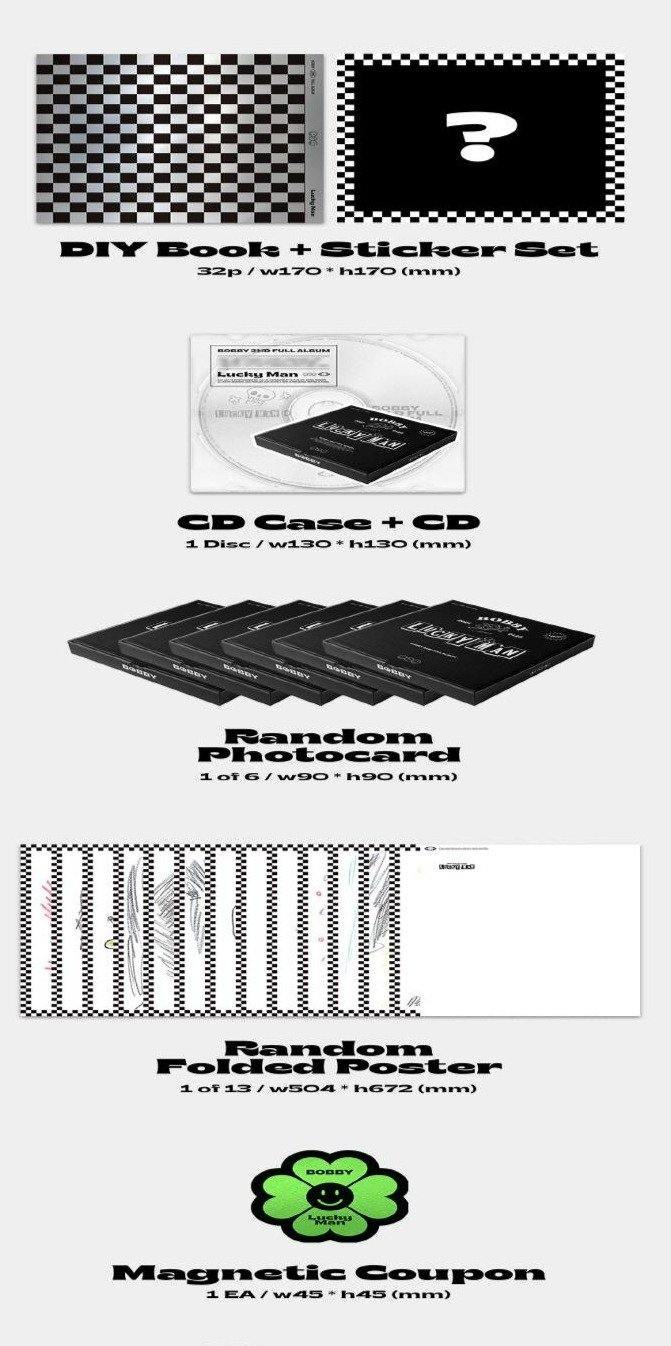 BOBBY - 2nd FULL ALBUM [LUCKY MAN] - Image 3