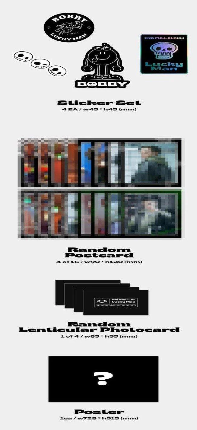 BOBBY - 2nd FULL ALBUM [LUCKY MAN] - Image 4