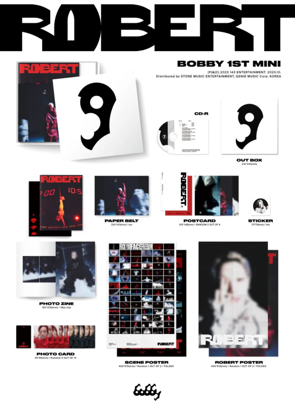 BOBBY - ROBERT (1ST MINI ALBUM) - Image 2