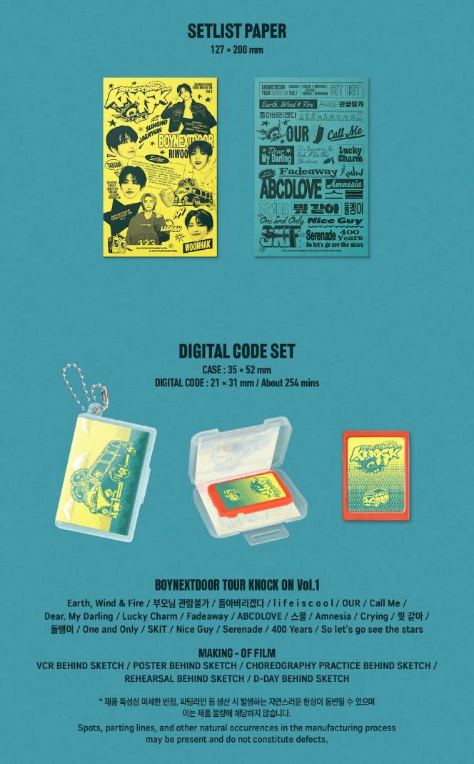 BOYNEXTDOOR - BOYNEXTDOOR TOUR KNOCK ON VOL.1 (DIGITAL CODE) - Image 4