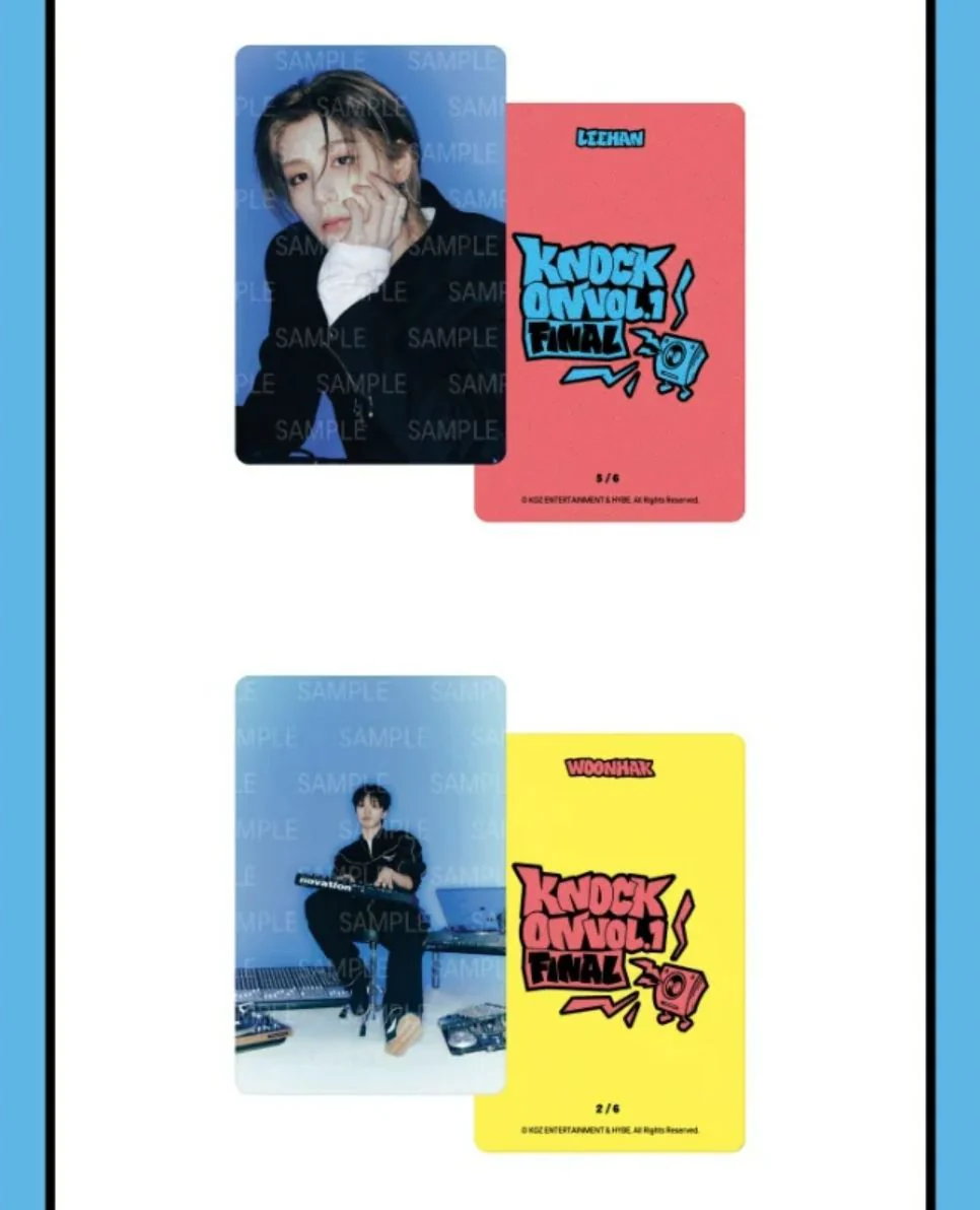 BOYNEXTDOOR - PHOTOCARD (KNOCK ON VOL.1 FINAL OFFICIAL MD) - Image 6