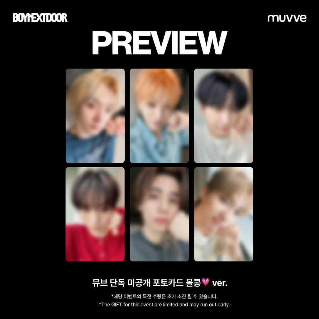 BOYNEXTDOOR - THE ACTION + POB MUVVE PHOTOCARD - Image 2