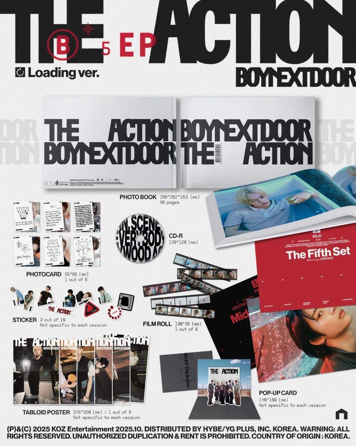 BOYNEXTDOOR - THE ACTION + POB MUVVE PHOTOCARD - Image 4