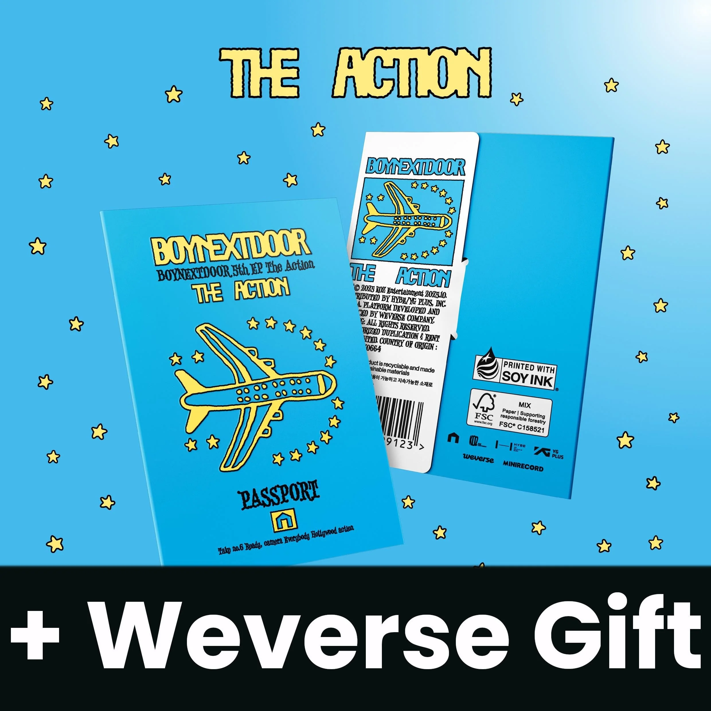 BOYNEXTDOOR - THE ACTION (WEVERSE ALBUMS VER.) + WEVERSE GIFT