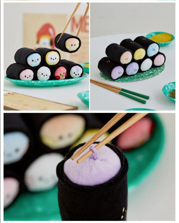 BT21 - MININI GIMBAP PLUSH SET BUNSIK - Image 3