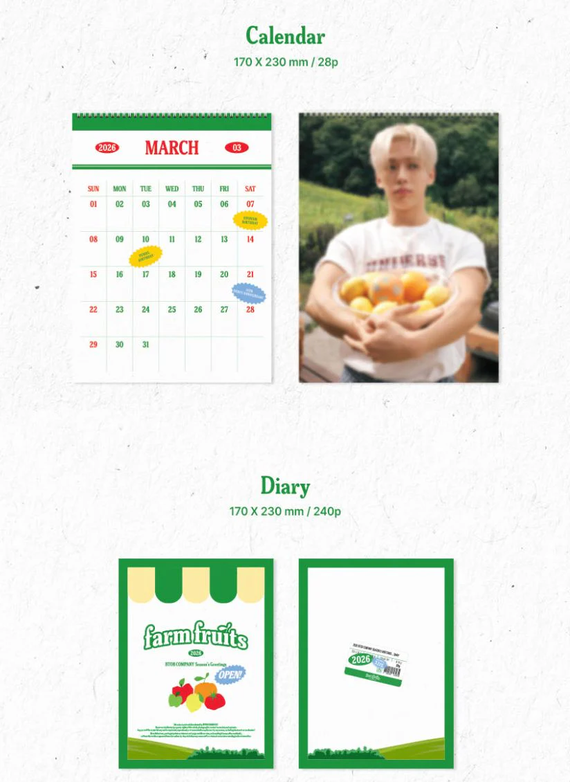 BTOB COMPANY - 2026 SEASON'S GREETINGS (FARM FRUITS) - Image 3