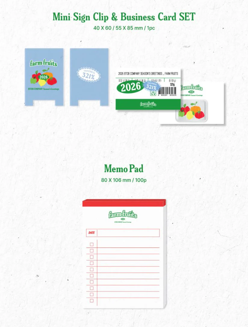 BTOB COMPANY - 2026 SEASON'S GREETINGS (FARM FRUITS) - Image 5