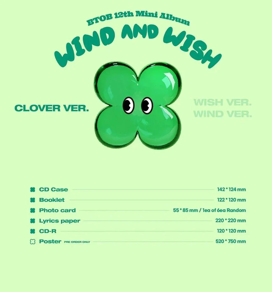 BTOB - WIND AND WISH (CLOVER ver.) - Image 3