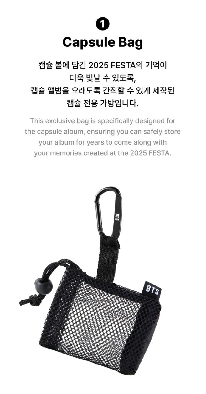 BTS - CAPSULE MERCH FULL PACKAGE (2025 FESTA OFFICIAL MD) - Image 3
