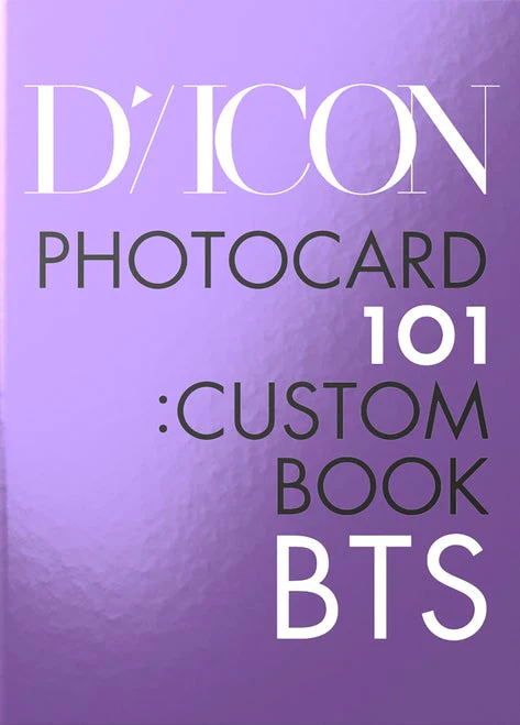 BTS - D'ICON Photocard 101: Custom Book