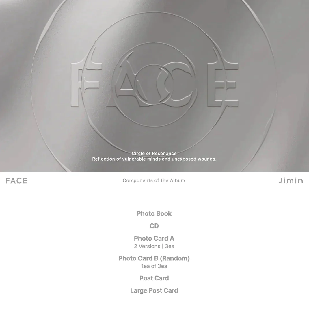 BTS JIMIN - FACE (Soundwave Lucky Draw) - Image 2