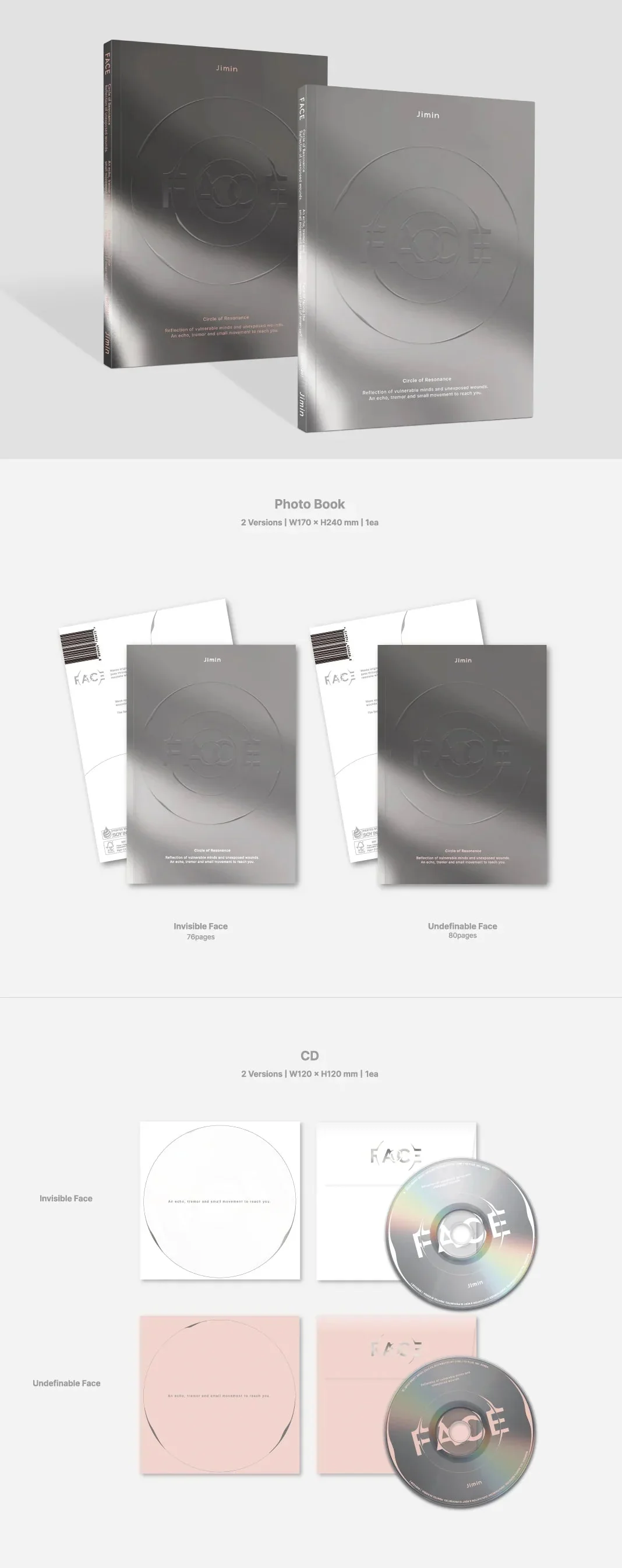 BTS JIMIN - FACE (1ST SOLO ALBUM) Standard Ver. - Image 3