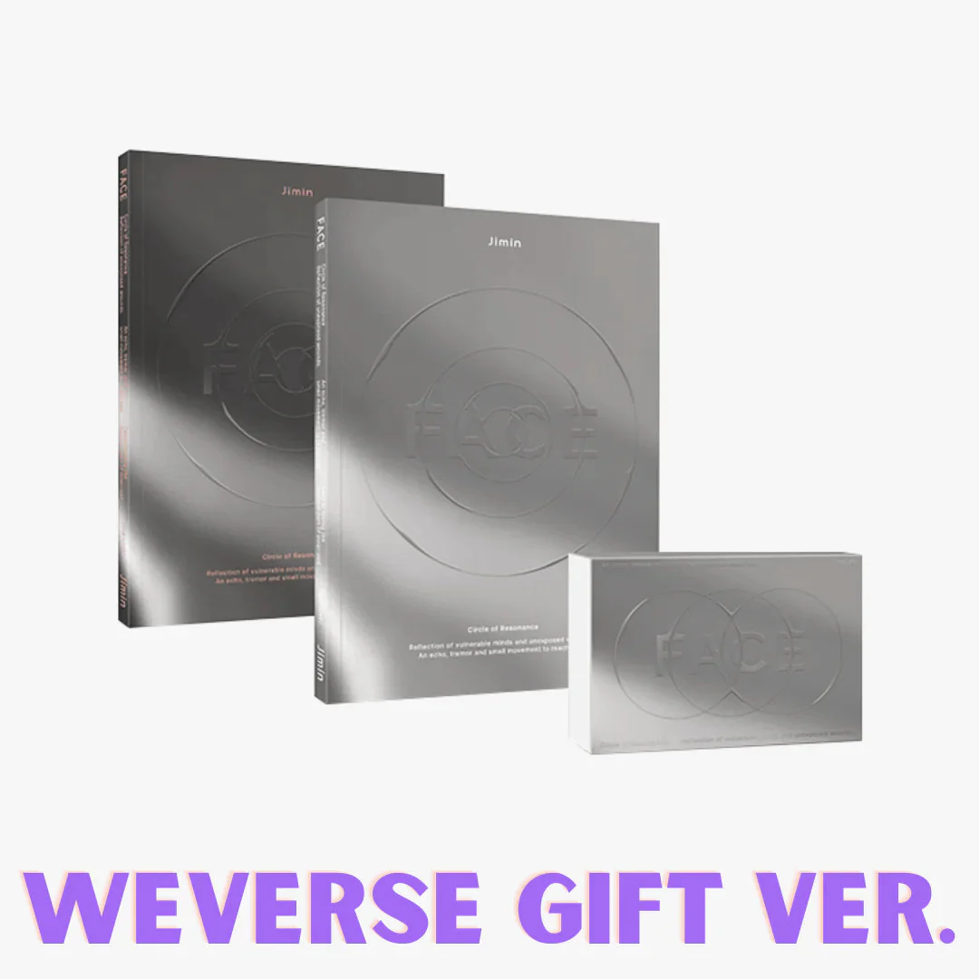 BTS JIMIN - FACE (1ST SOLO ALBUM) WEVERSE GIFT VER.