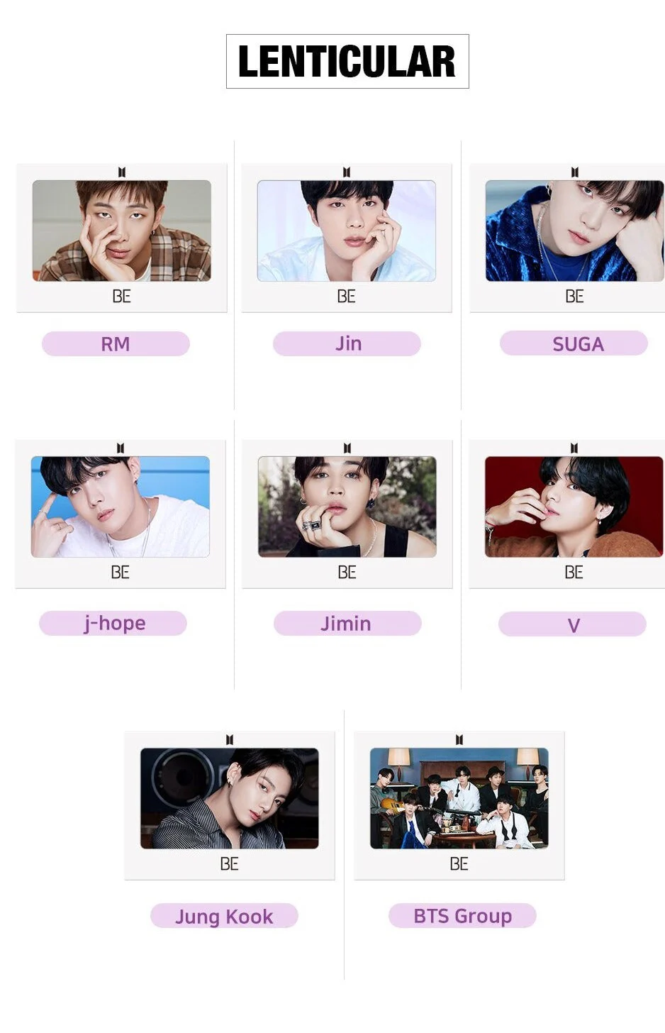 BTS - Lenticular ver.1 BE - Image 10