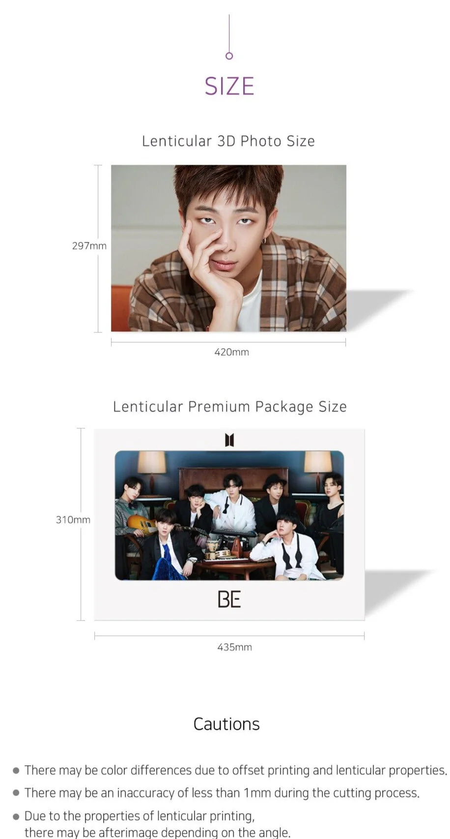 BTS - Lenticular ver.1 BE - Image 11