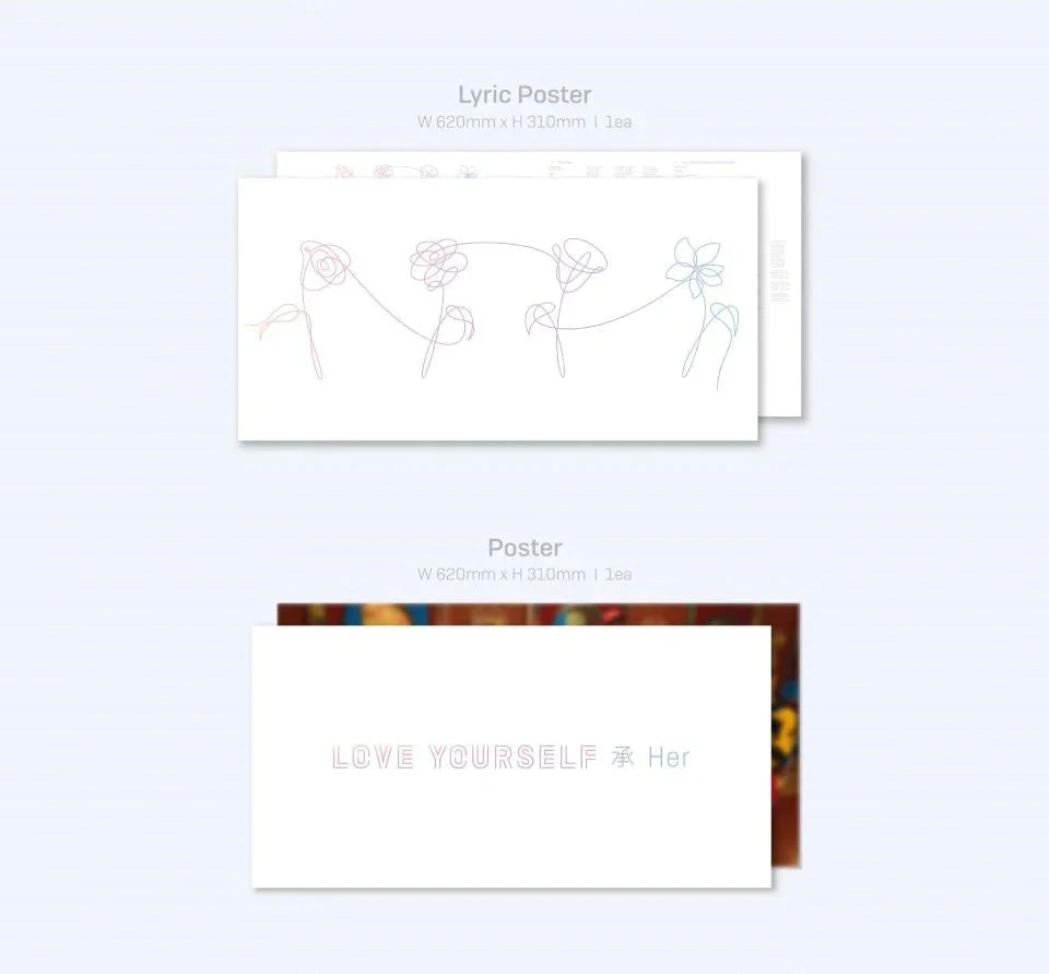 BTS - LOVE YOURSELF 承 HER VINYL LP - Image 4