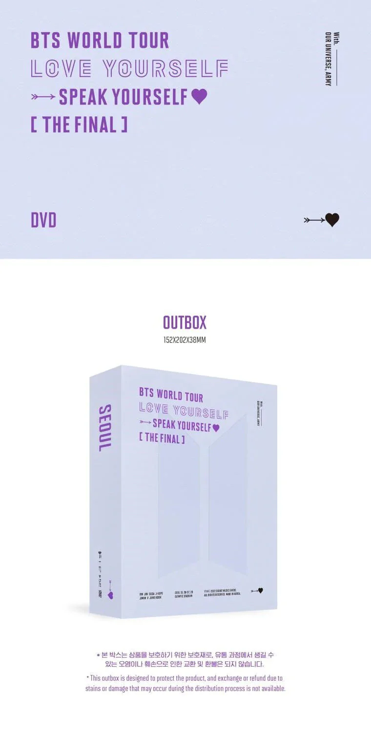 BTS - LOVE YOURSELF SPEAK YOURSELF THE FINAL (NO P.O.B) - Image 3
