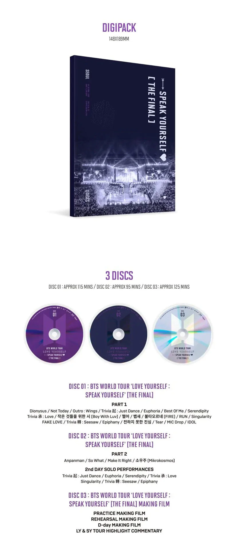 BTS - LOVE YOURSELF SPEAK YOURSELF THE FINAL (NO P.O.B) - Image 5