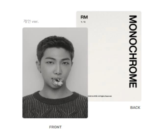 BTS - 'MONOCHROME' MD - Image 2