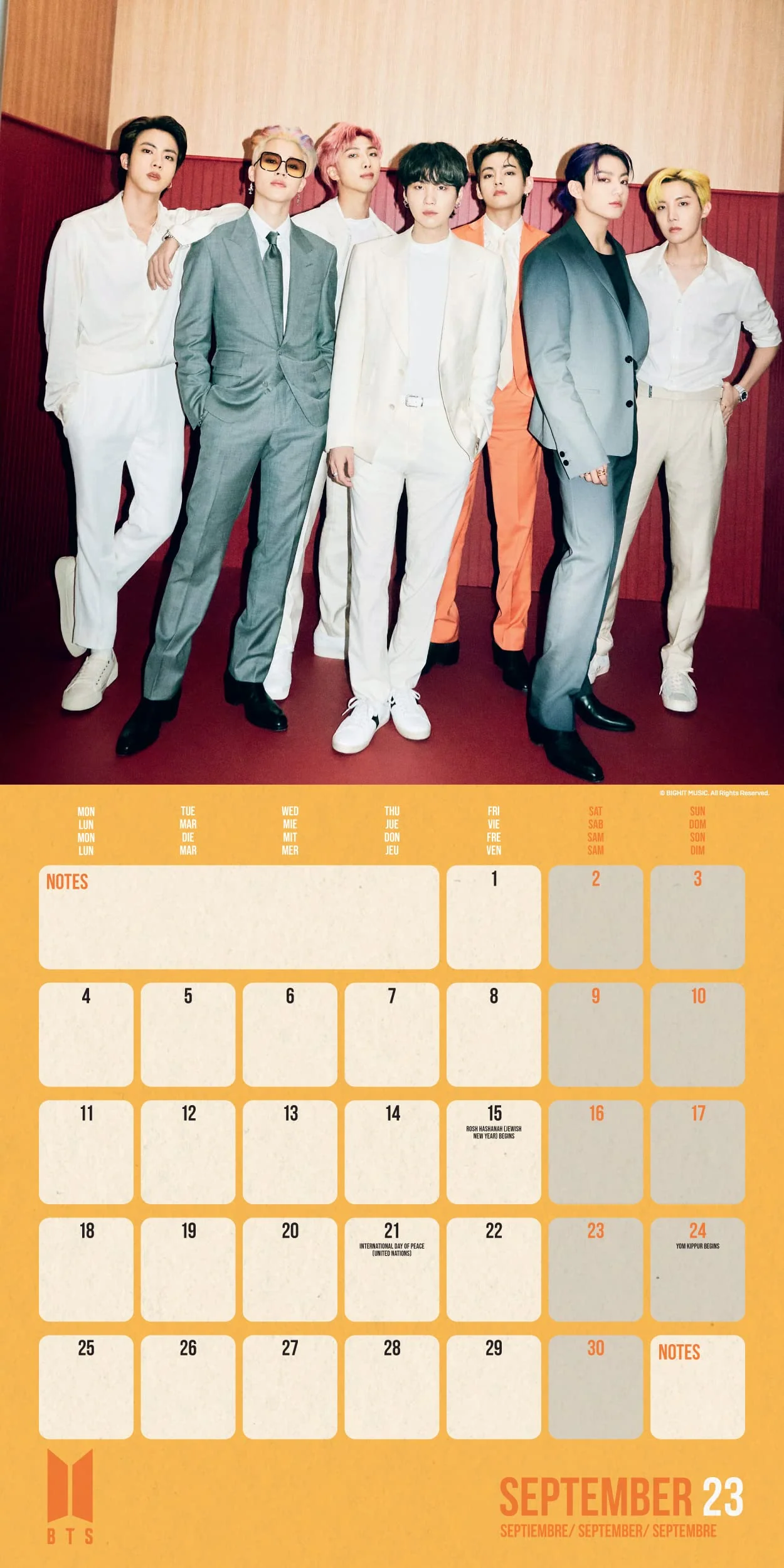 BTS - OFFICIAL BTS BANGTAN BOYS 2023 CALENDAR - Image 6