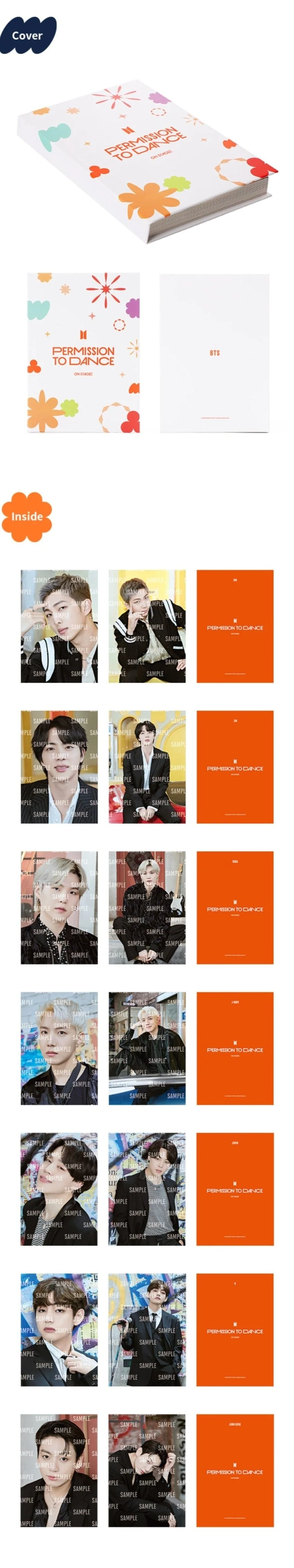 BTS - PERMISSION TO DANCE PHOTOCARD BOOK - Image 3
