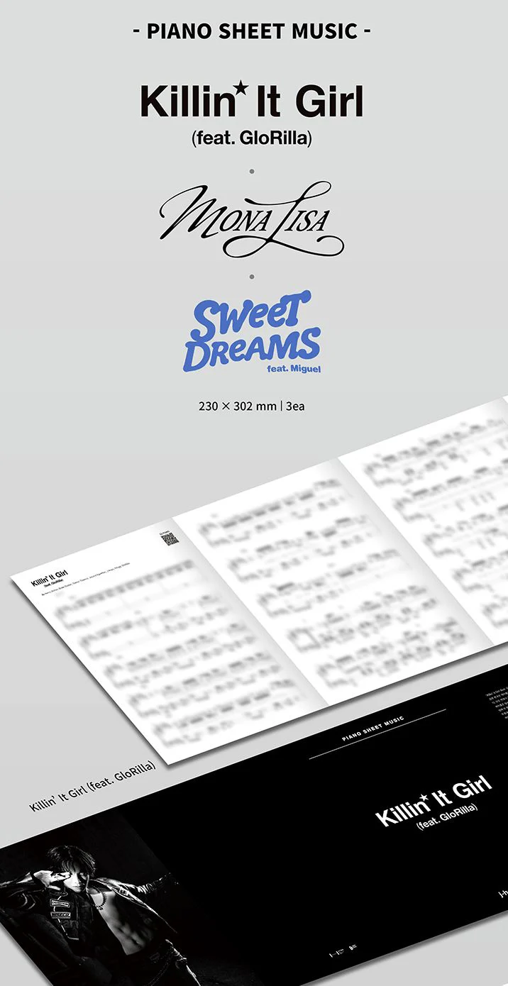 BTS - PIANO SHEET MUSIC : J-HOPE (PACKAGE) - Image 4