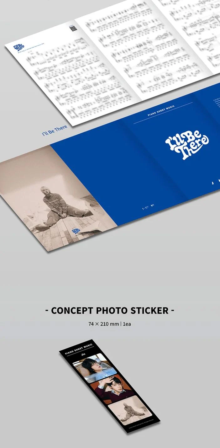 BTS - PIANO SHEET MUSIC : JIN (PACKAGE) - Image 5