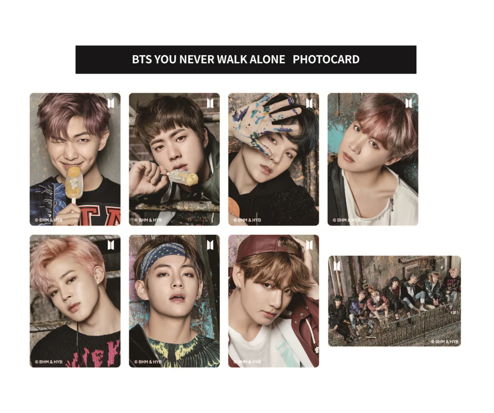 BTS - LENTICULAR POSTCARD (YOU NEVER WALK ALONE & WINGS) - Image 6