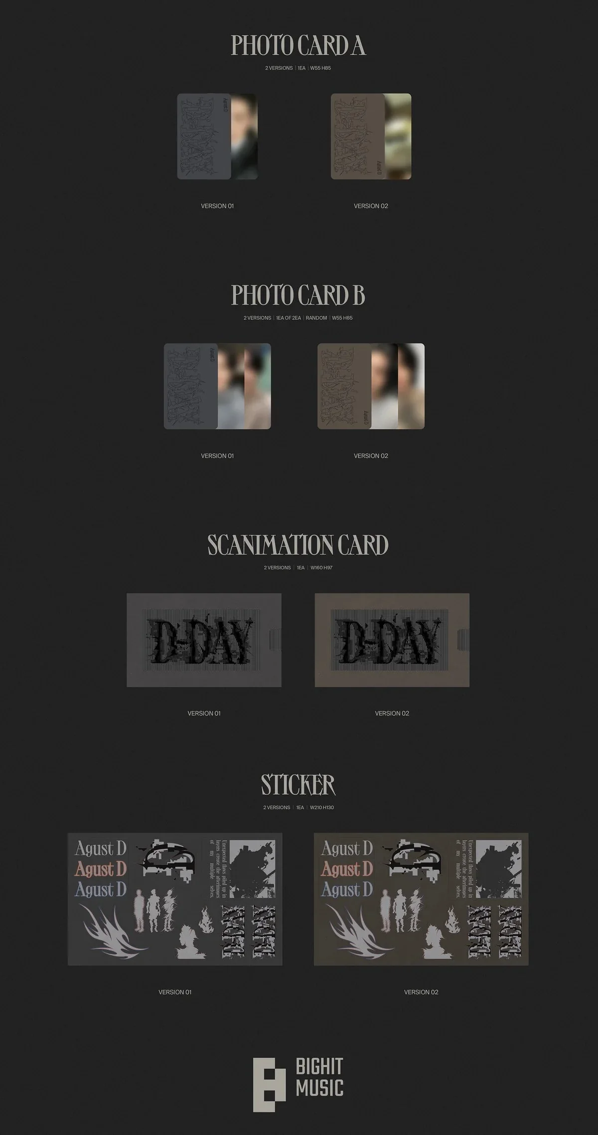 BTS SUGA (Agust D) - D-DAY (1ST SOLO ALBUM) - Image 7