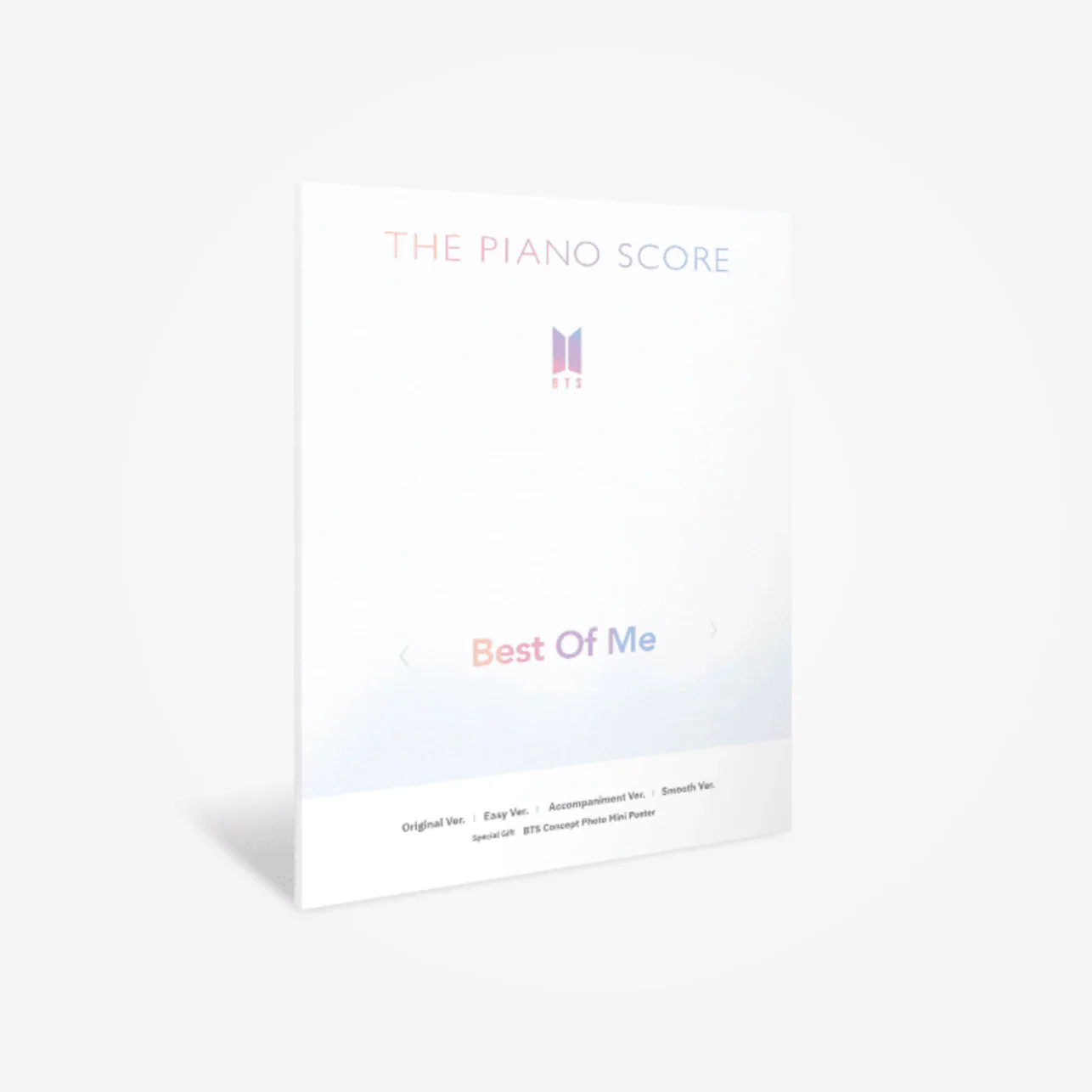 BTS - THE PIANO SCORE : BEST OF ME