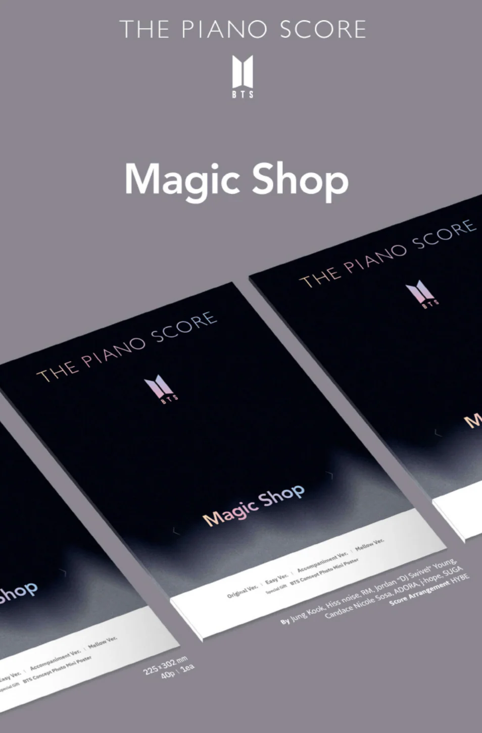 BTS - THE PIANO SCORE : BTS 'MAGIC SHOP' - Image 2