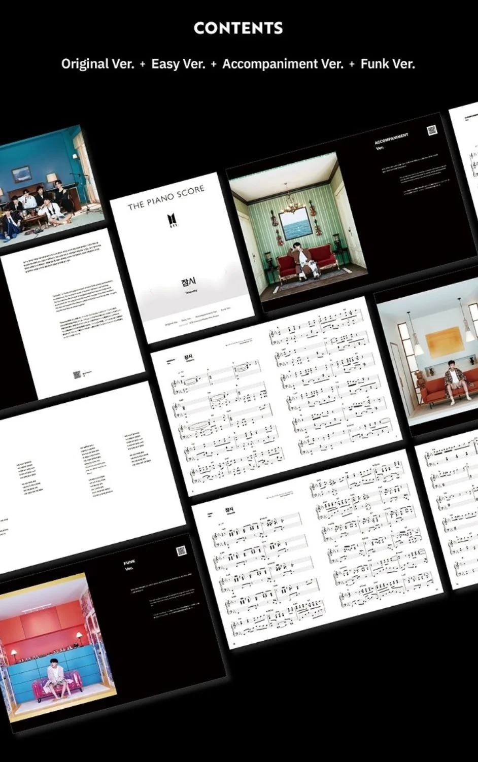 BTS - THE PIANO SCORE : BTS 'TELEPATHY' (잠시) - Image 3