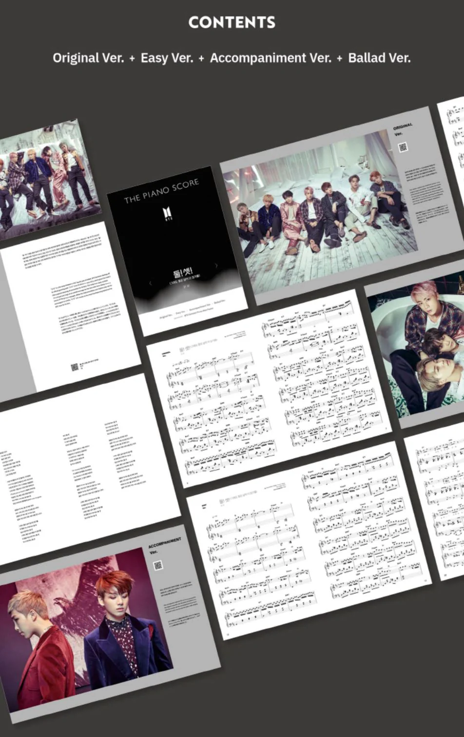 BTS - THE PIANO SCORE : TWO! THREE! - Image 3