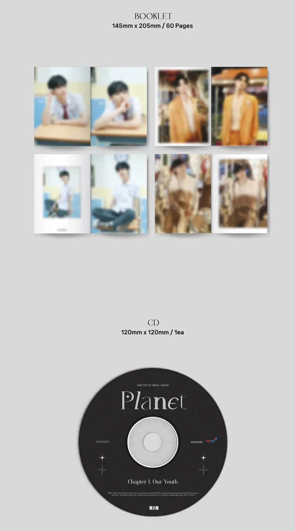 BXB - CHAPTER 1. OUR YOUTH (1ST SINGLE ALBUM) - Image 3