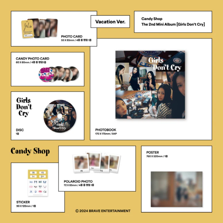 CANDY SHOP - GIRLS DON'T CRY (THE 2ND MINI ALBUM) - Image 3