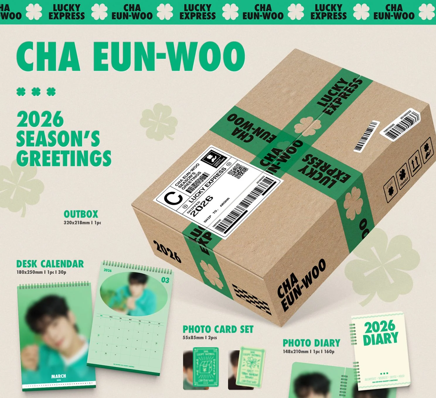 CHA EUN WOO (ASTRO) - 2026 SEASON’S GREETINGS (LUCKY EXPRESS) - Image 2