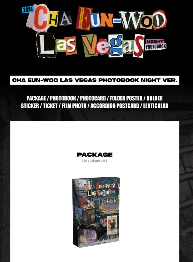 CHA EUN WOO - LAS VEGAS (PHOTOBOOK) - Image 9