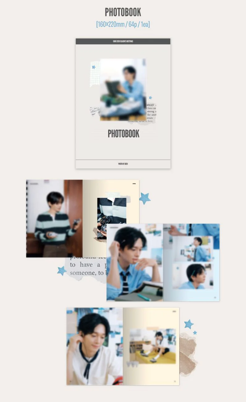 CHEN (EXO) - 2026 SEASON'S GREETINGS (SCRIPT ROAD) + Extra Photocard - Image 5