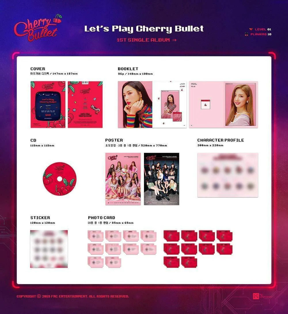 Cherry Bullet - Let's Play Cherry Bullet (1st Single Album) - Image 2