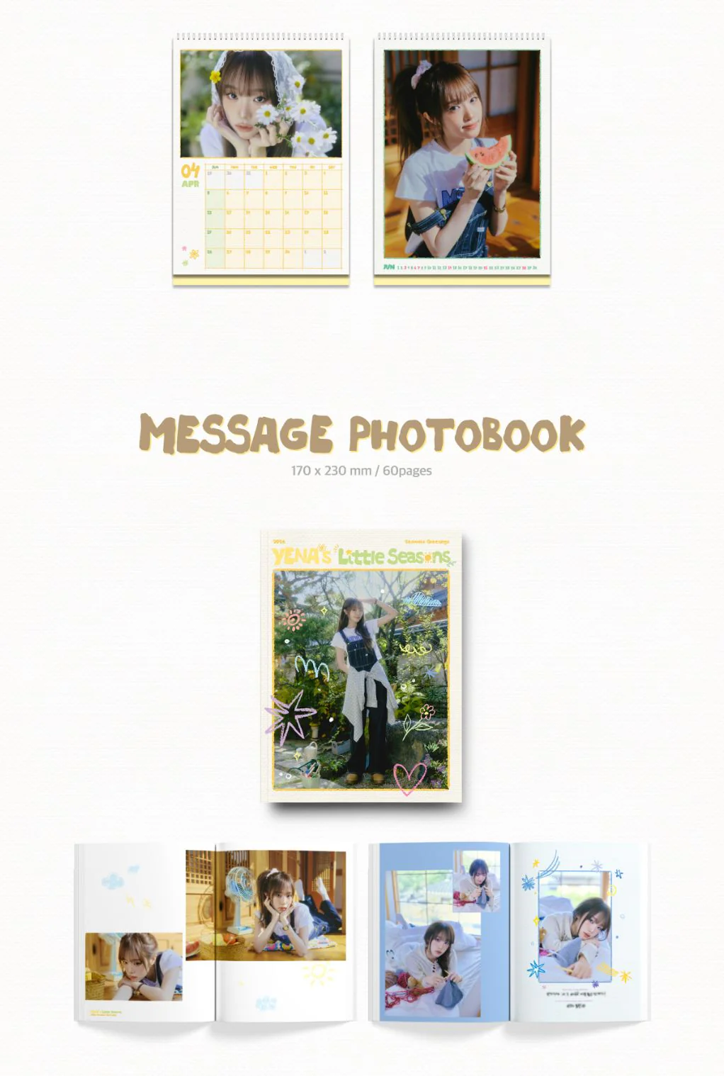 CHOI YENA - 2026 SEASON'S GREETINGS (YENA’S LITTLE SEASONS) + Extra Photocard - Image 5