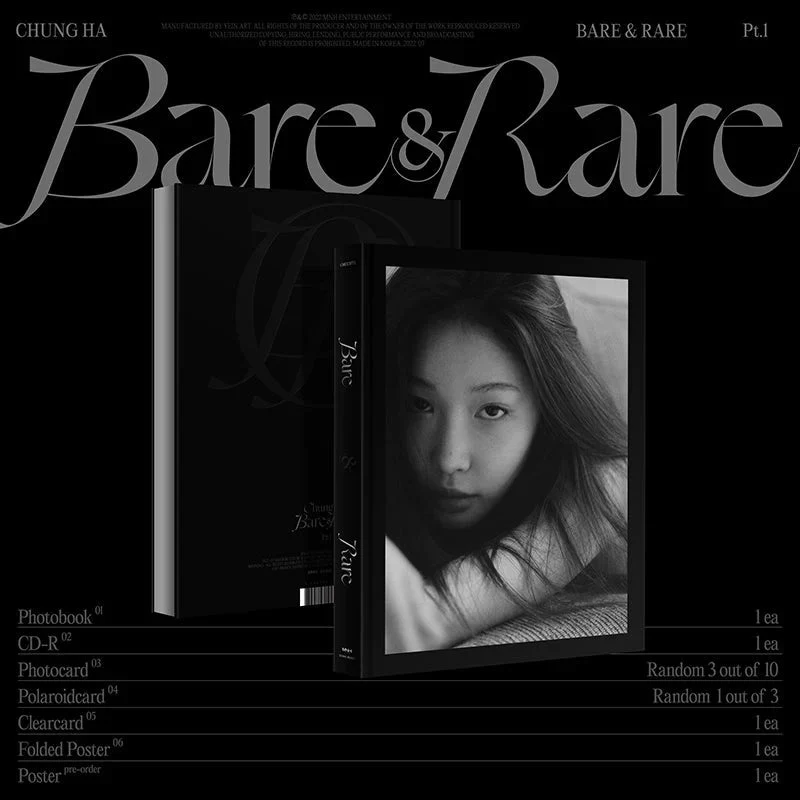 CHUNG HA - BARE&RARE PT.1 (2ND STUDIO ALBUM) - Image 2