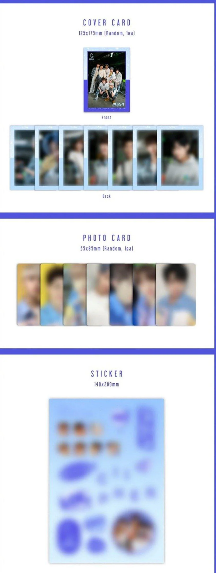 CIIPHER 1st Mini Album - 안꿀려 - Image 3