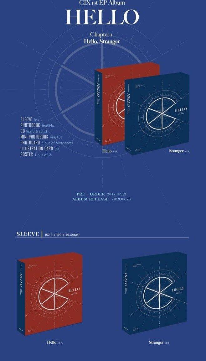 CIX - 1st EP ALBUM 'HELLO’ Chapter 1. Hello, Stranger - Image 2