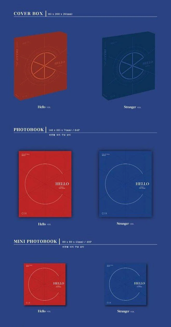 CIX - 1st EP ALBUM 'HELLO’ Chapter 1. Hello, Stranger - Image 3