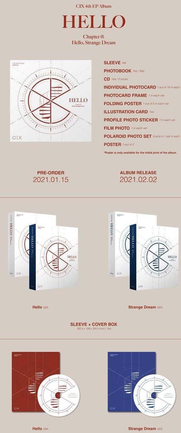 CIX - 4th EP [Hello, Strange Dream] - Image 2