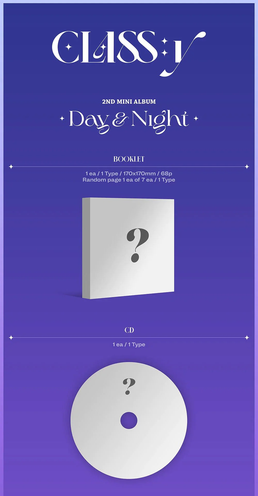 CLASS:Y - DAY & NIGHT (2ND MINI ALBUM) - Image 2